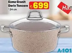 HASCEVHER EZME GRANİT DERİN TENCERE 24 CM